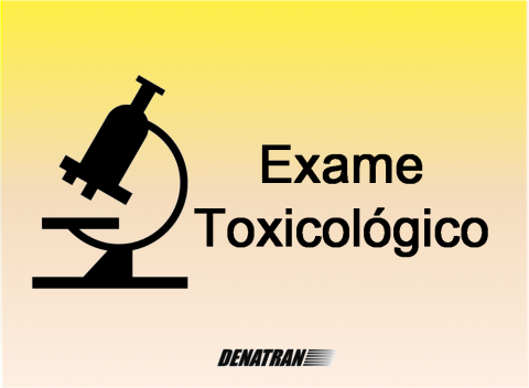 Exame toxicologico